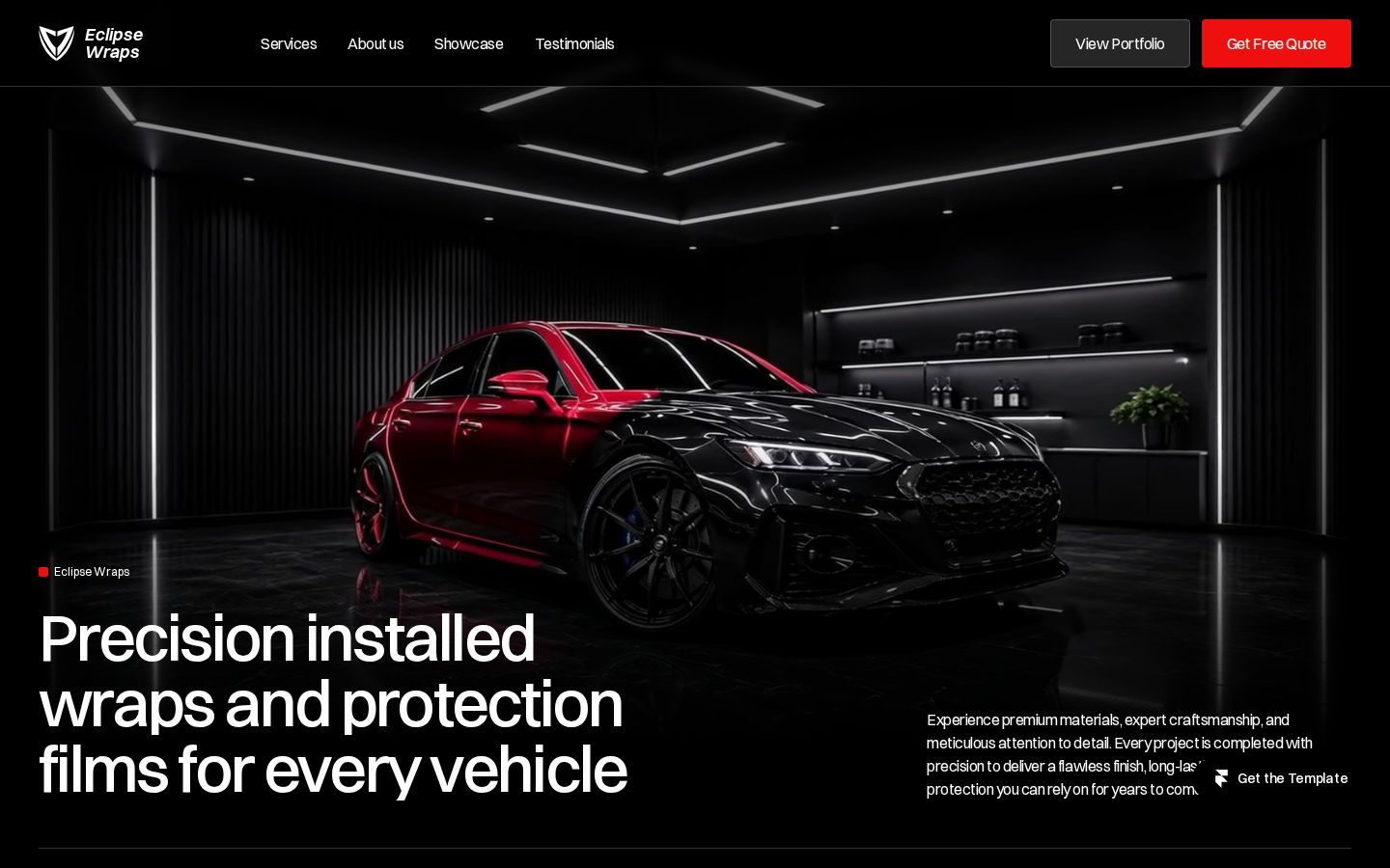 Eclipse Wraps template preview