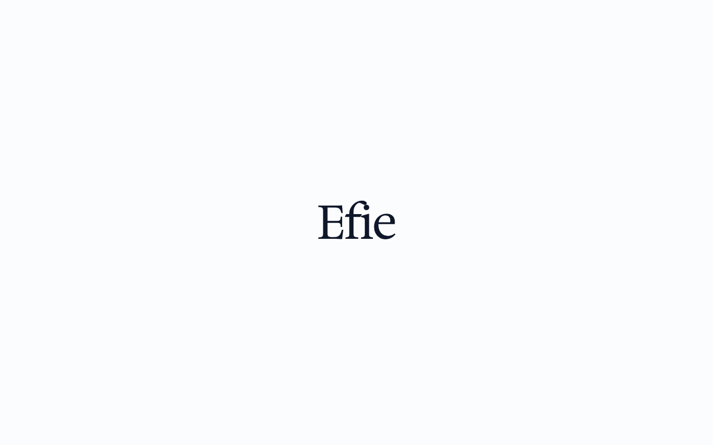 Efie template preview