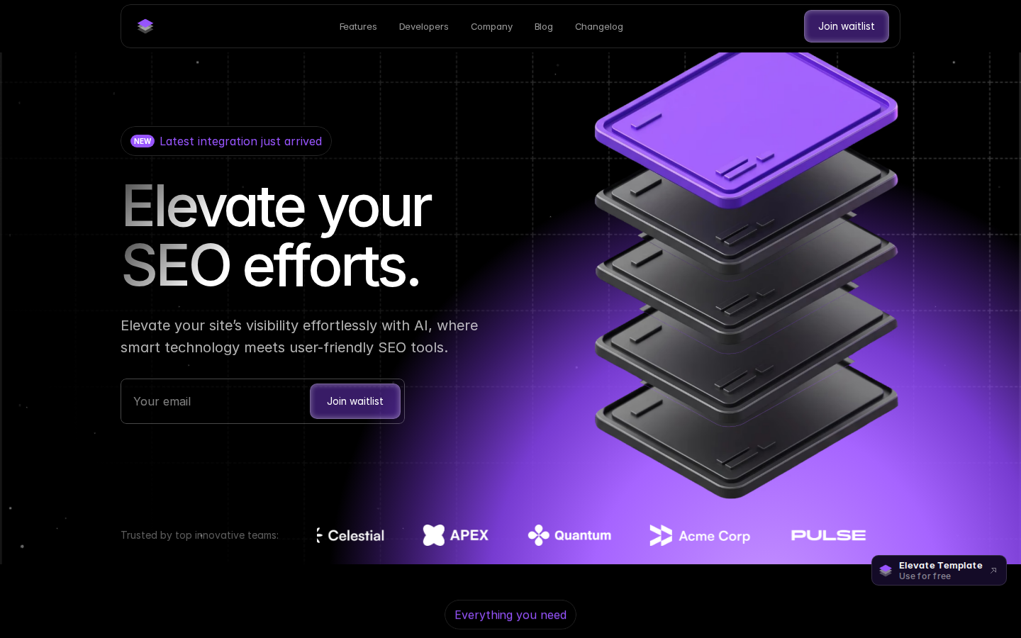 ElevatedSeo template preview
