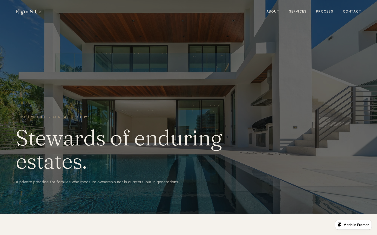 Elgin & Co template preview