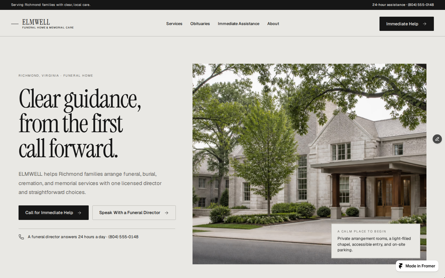 ELMWELL template preview