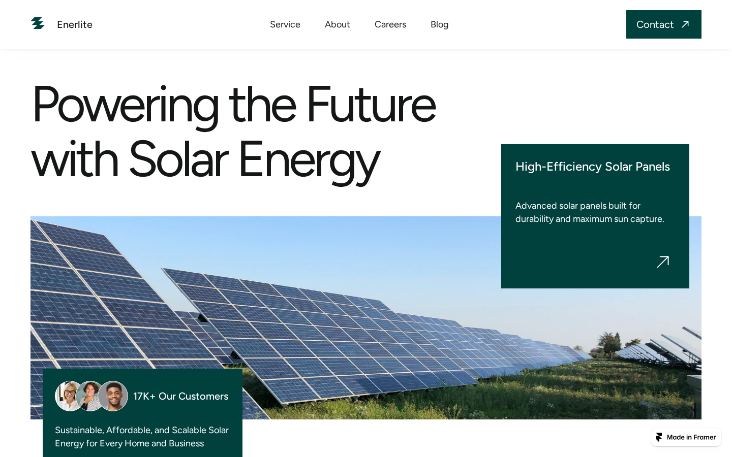 Enerlite template preview