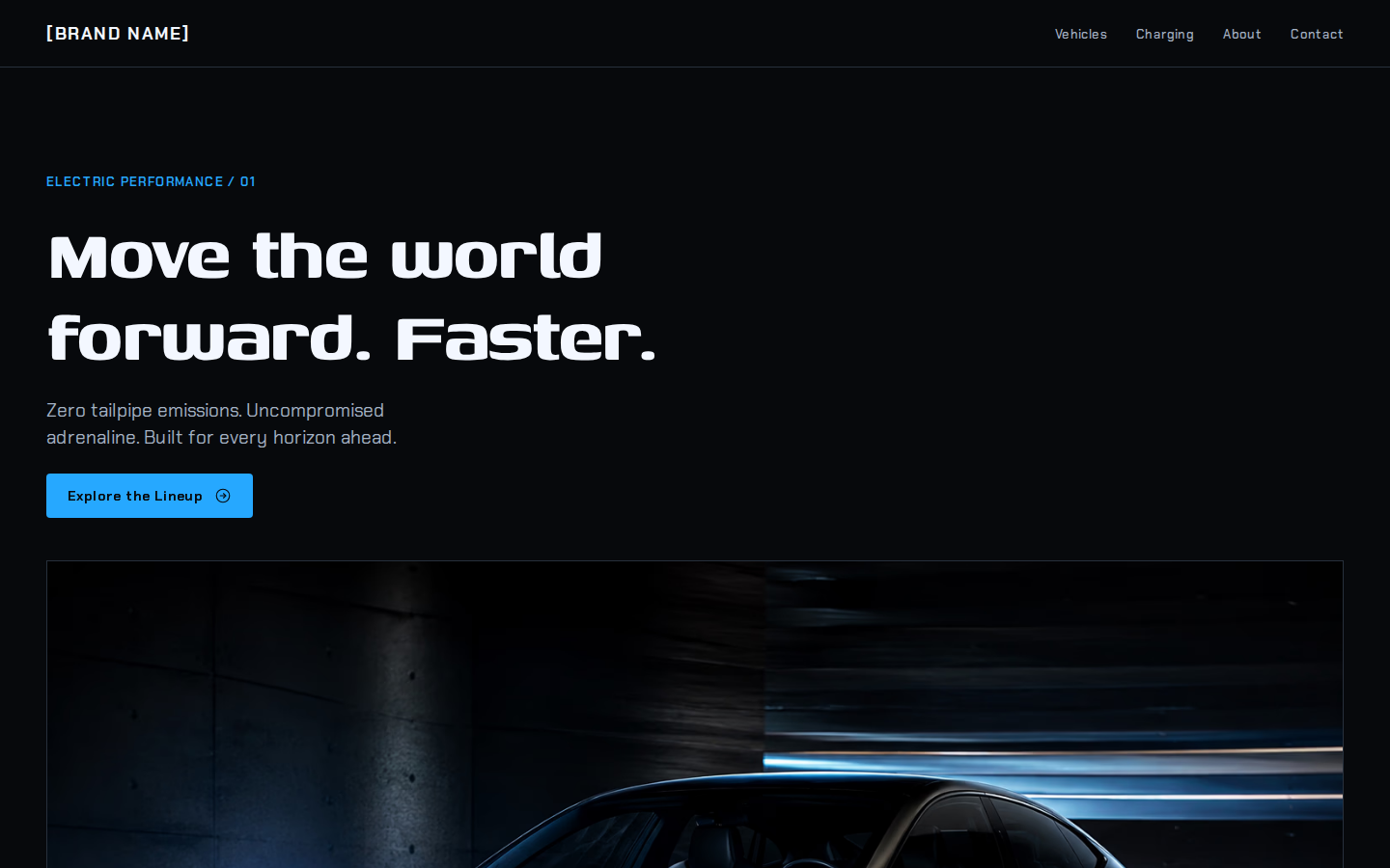 EON — EV Website template preview