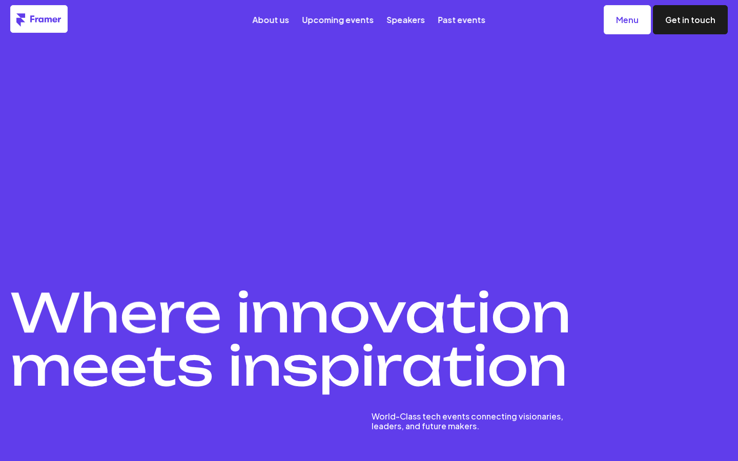 Eventas Conferences template preview