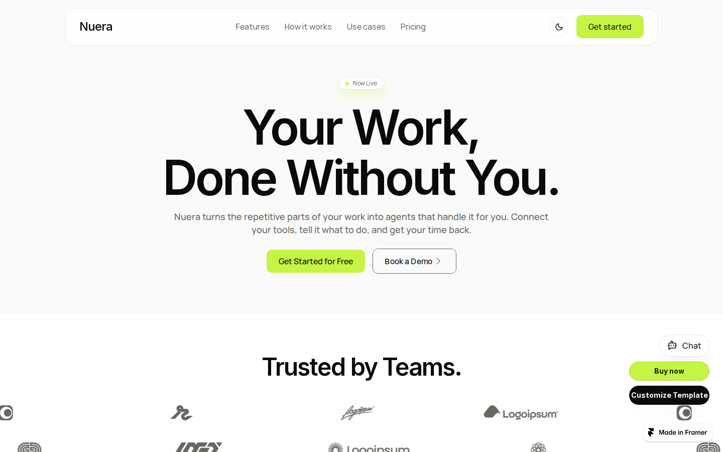 Flow Tool template preview