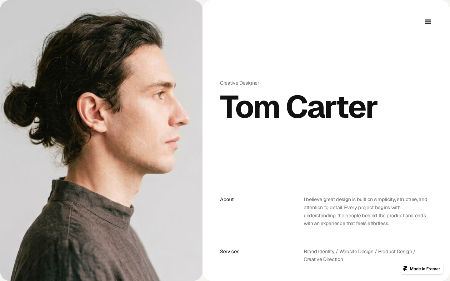 Formafolio template preview