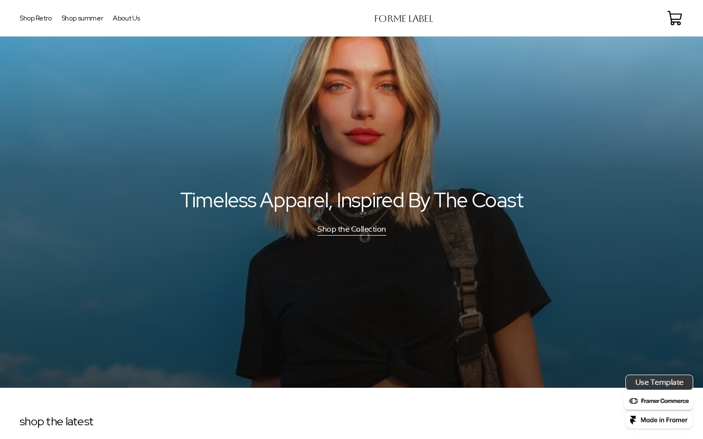 Forme Label template preview