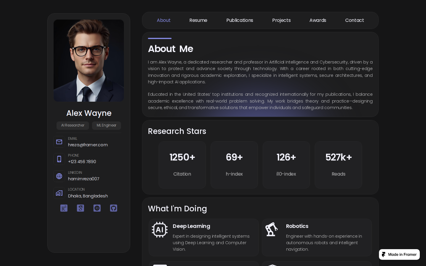 Foundry X template preview