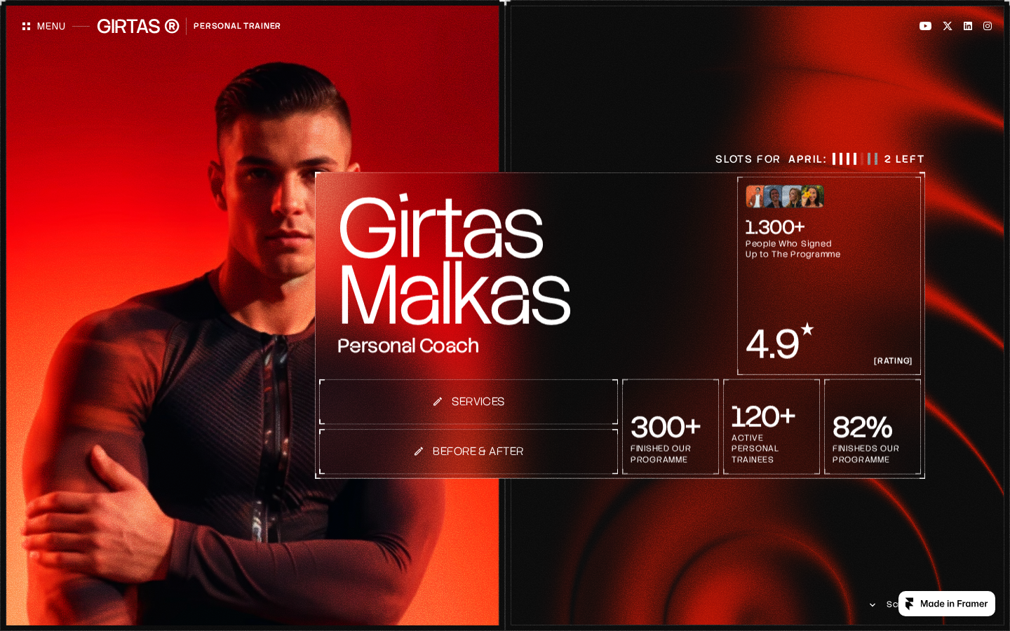 Girtas Malkas template preview