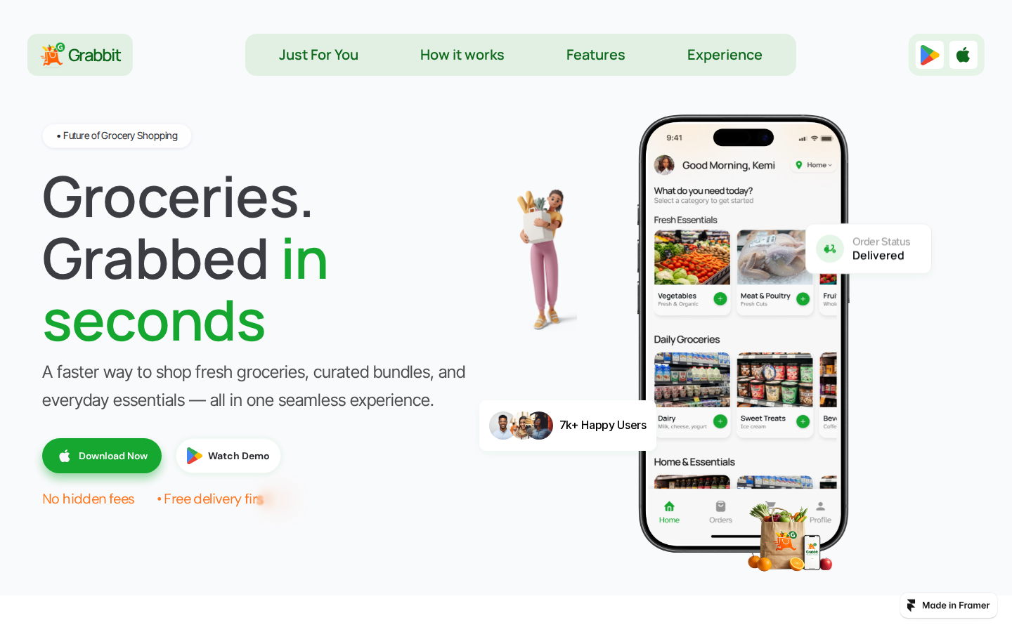Grabbit template preview