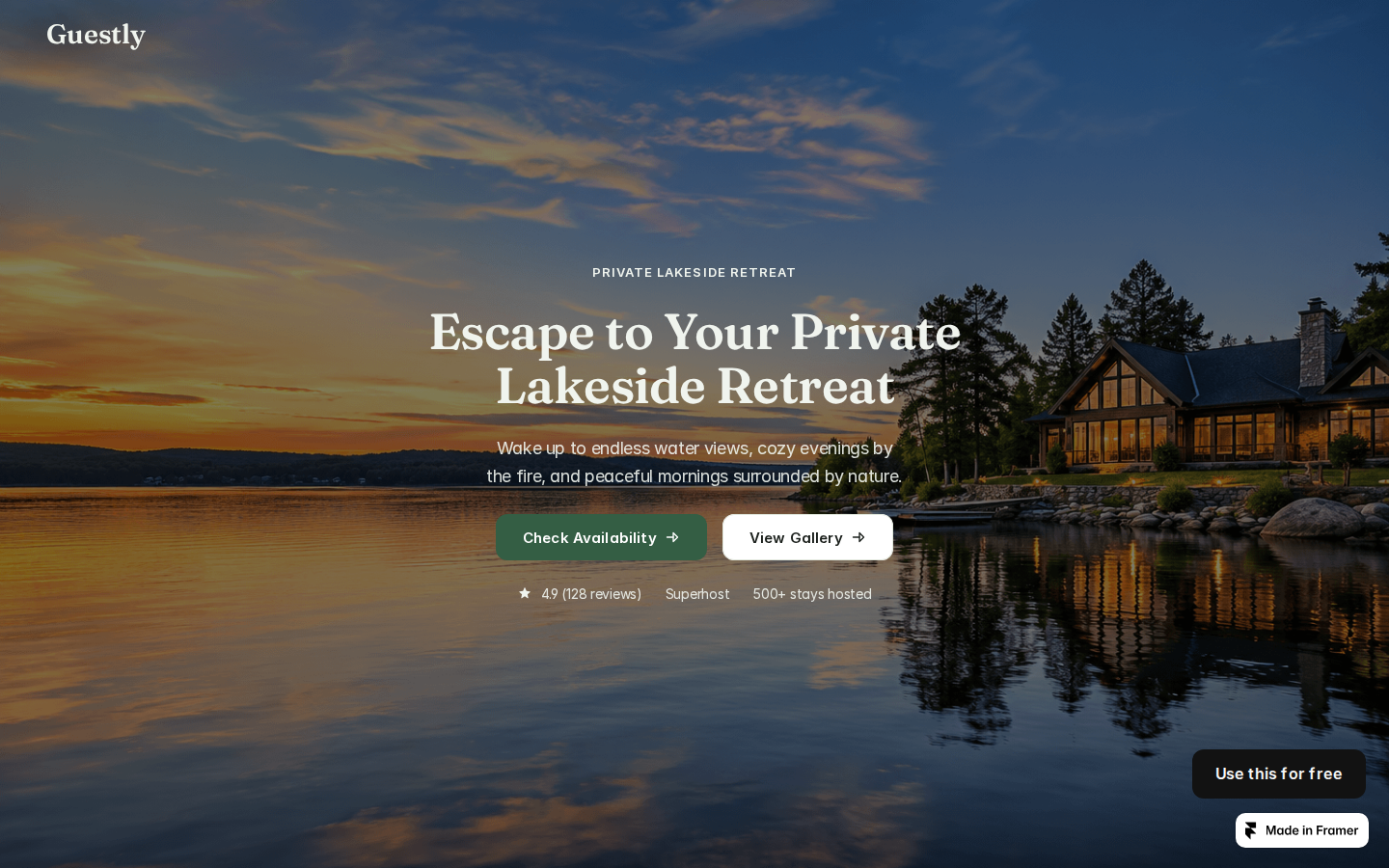 Guestly template preview