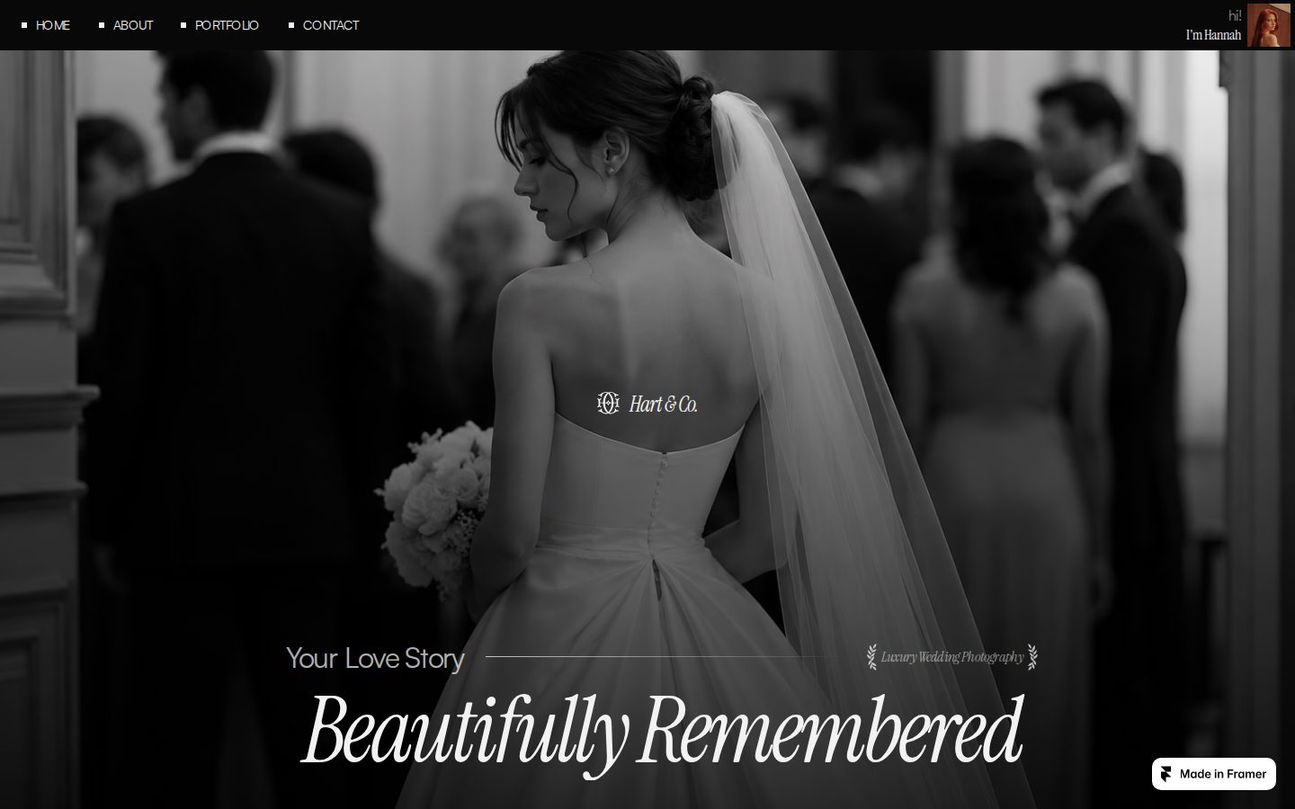 Hart Studio template preview
