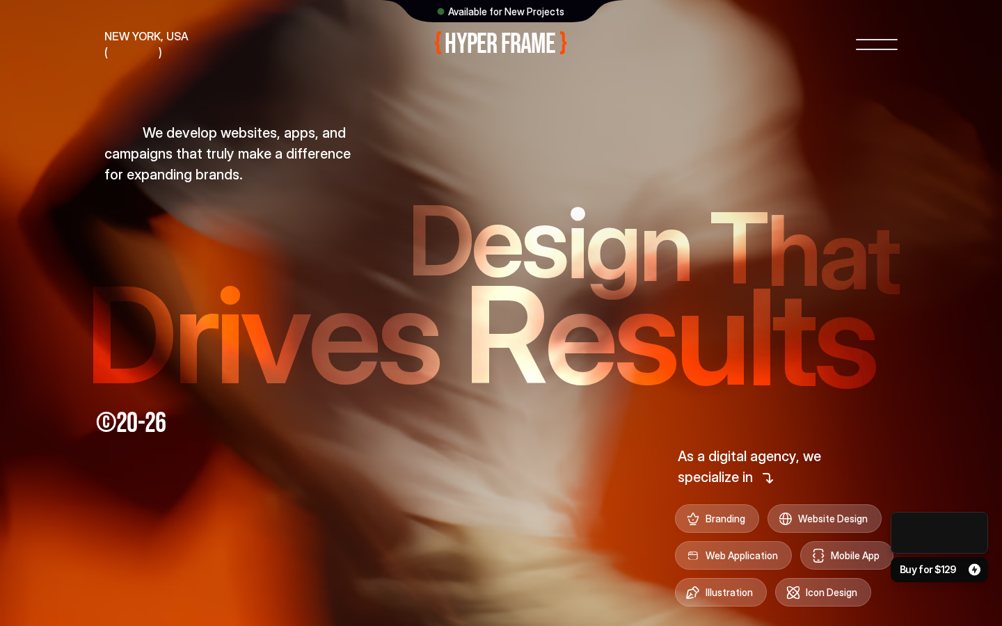 Hyperframe Studio template preview