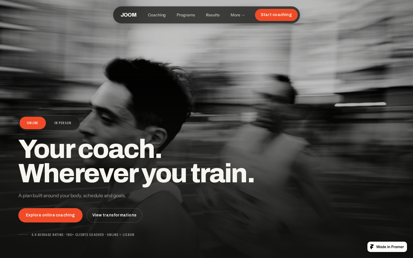 Joom template preview