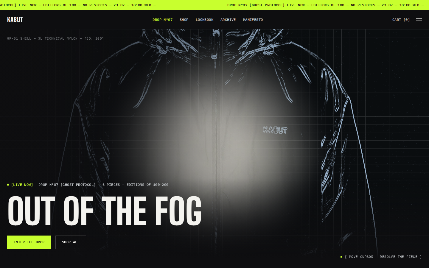 Kabut template preview
