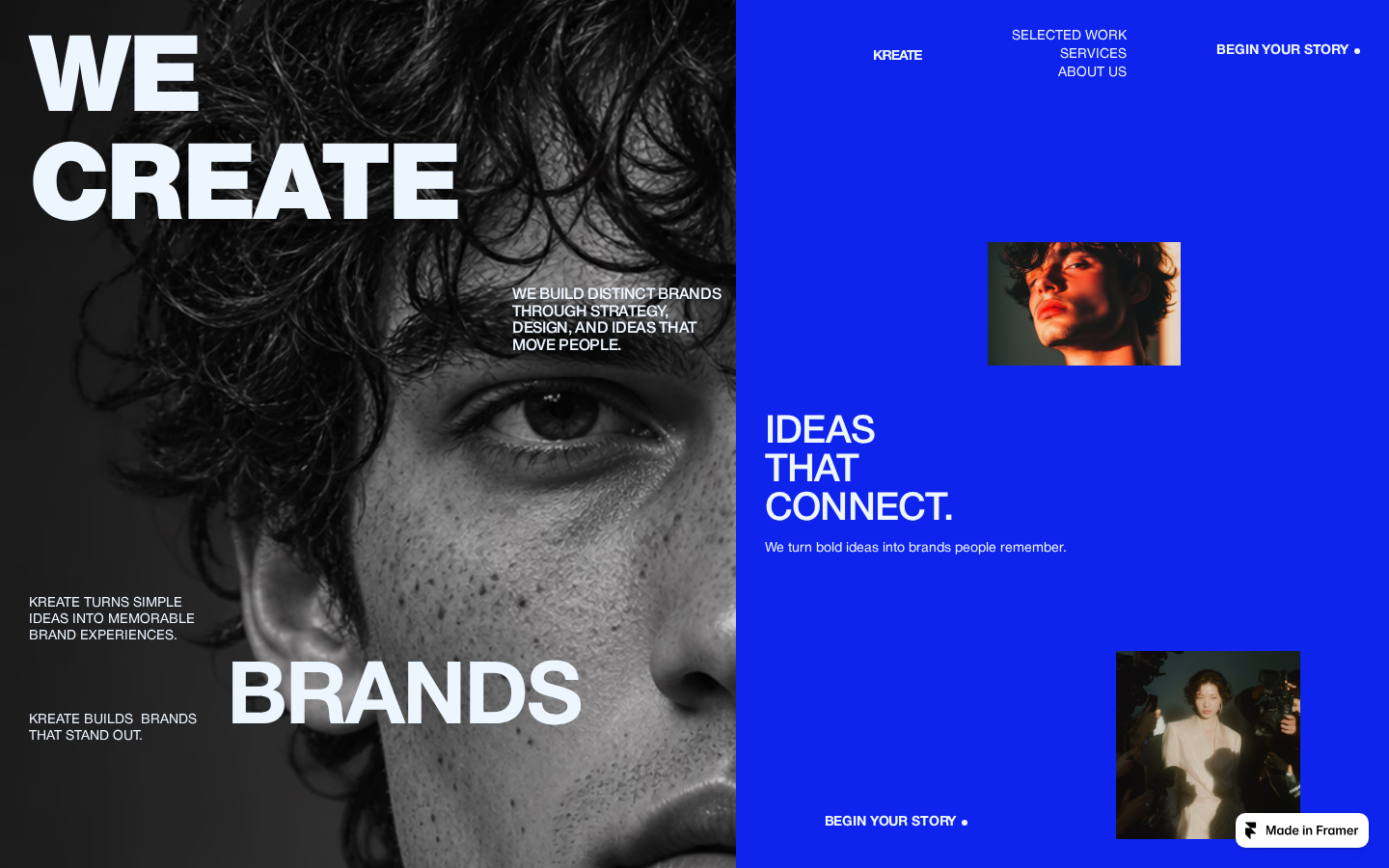 KREATE STUDIO template preview