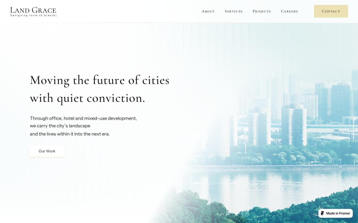 LAND GRACE template preview