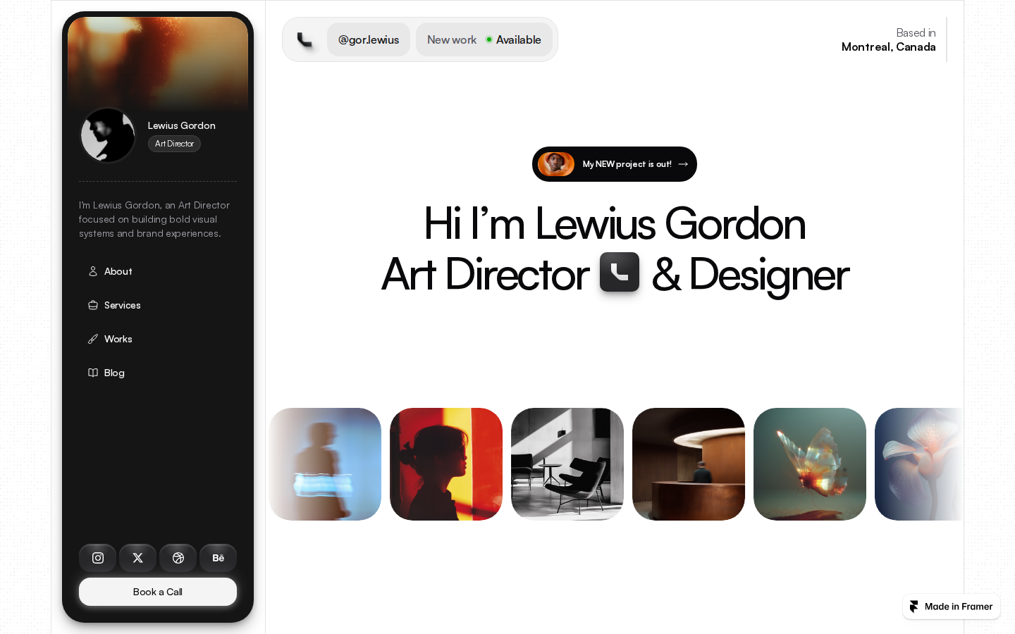 Lewius template preview