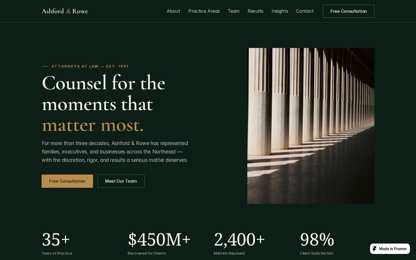 Lexford&Partners template preview