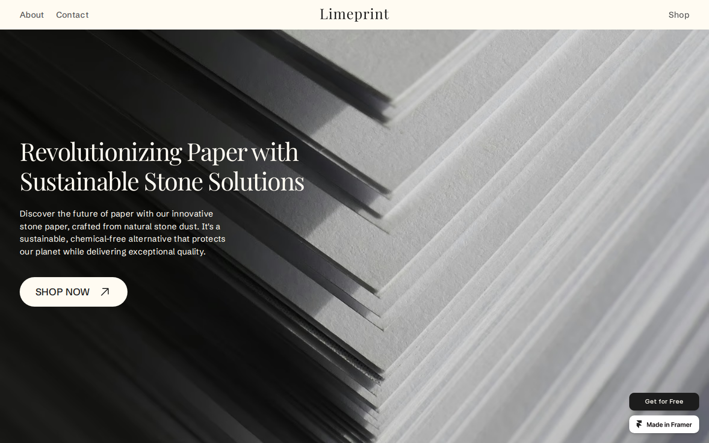 Limeprint template preview