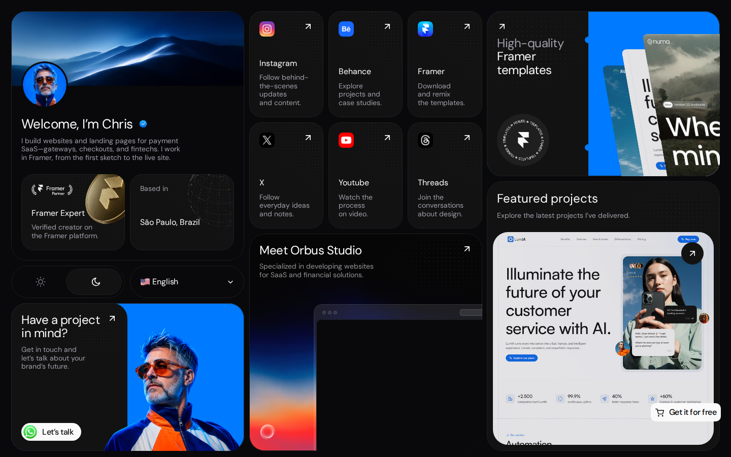 LinkFlow template preview
