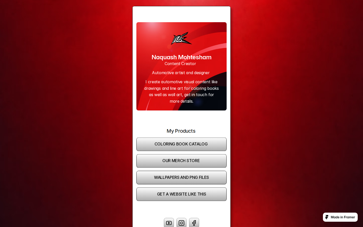 linklist template preview