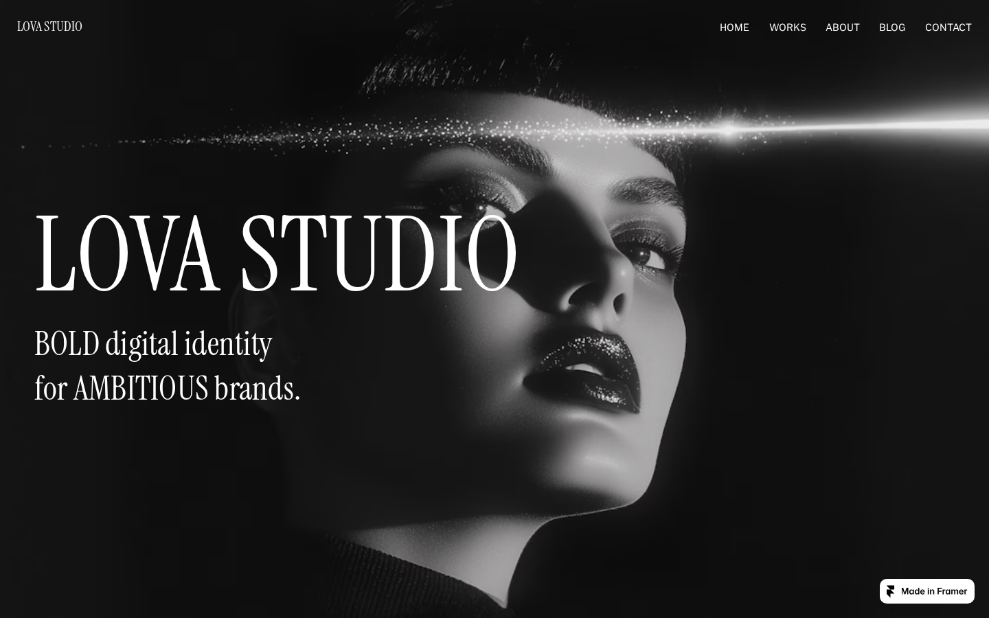 LOVA Studio template preview
