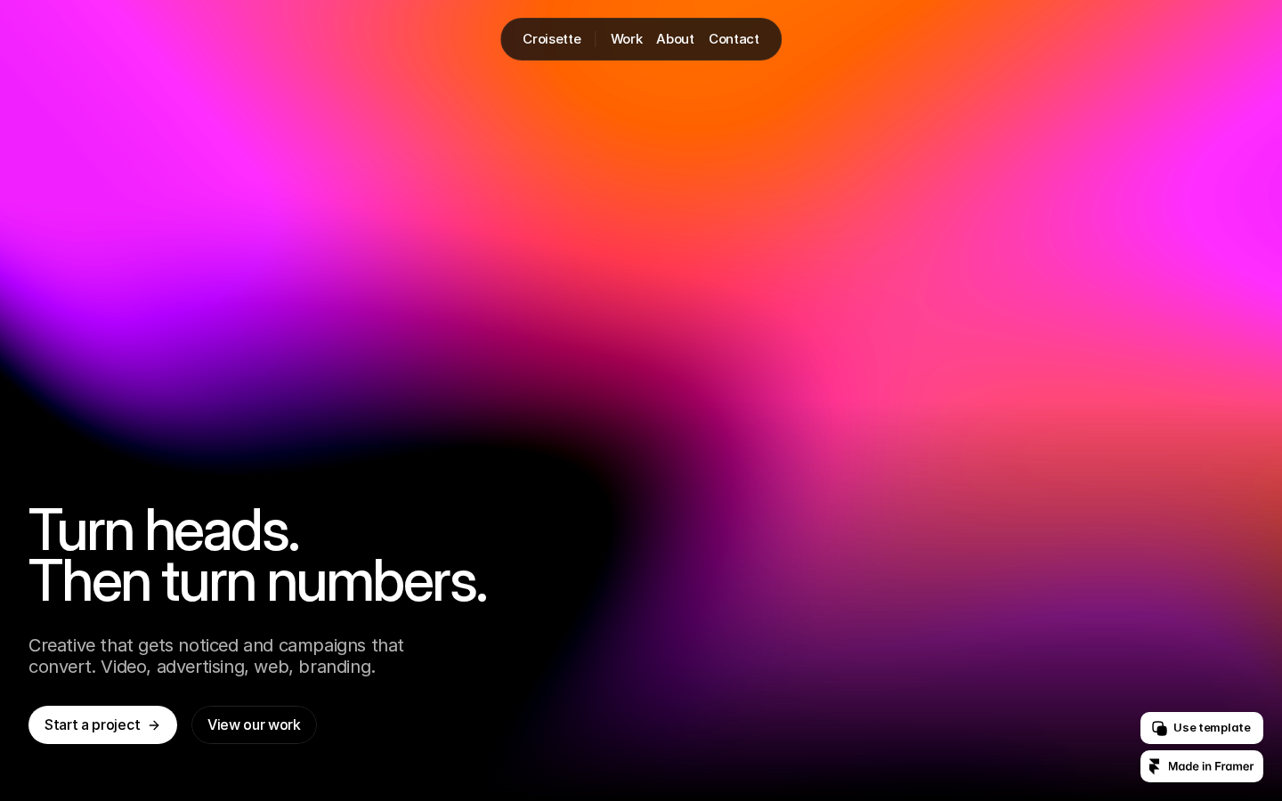 Luma Studio template preview