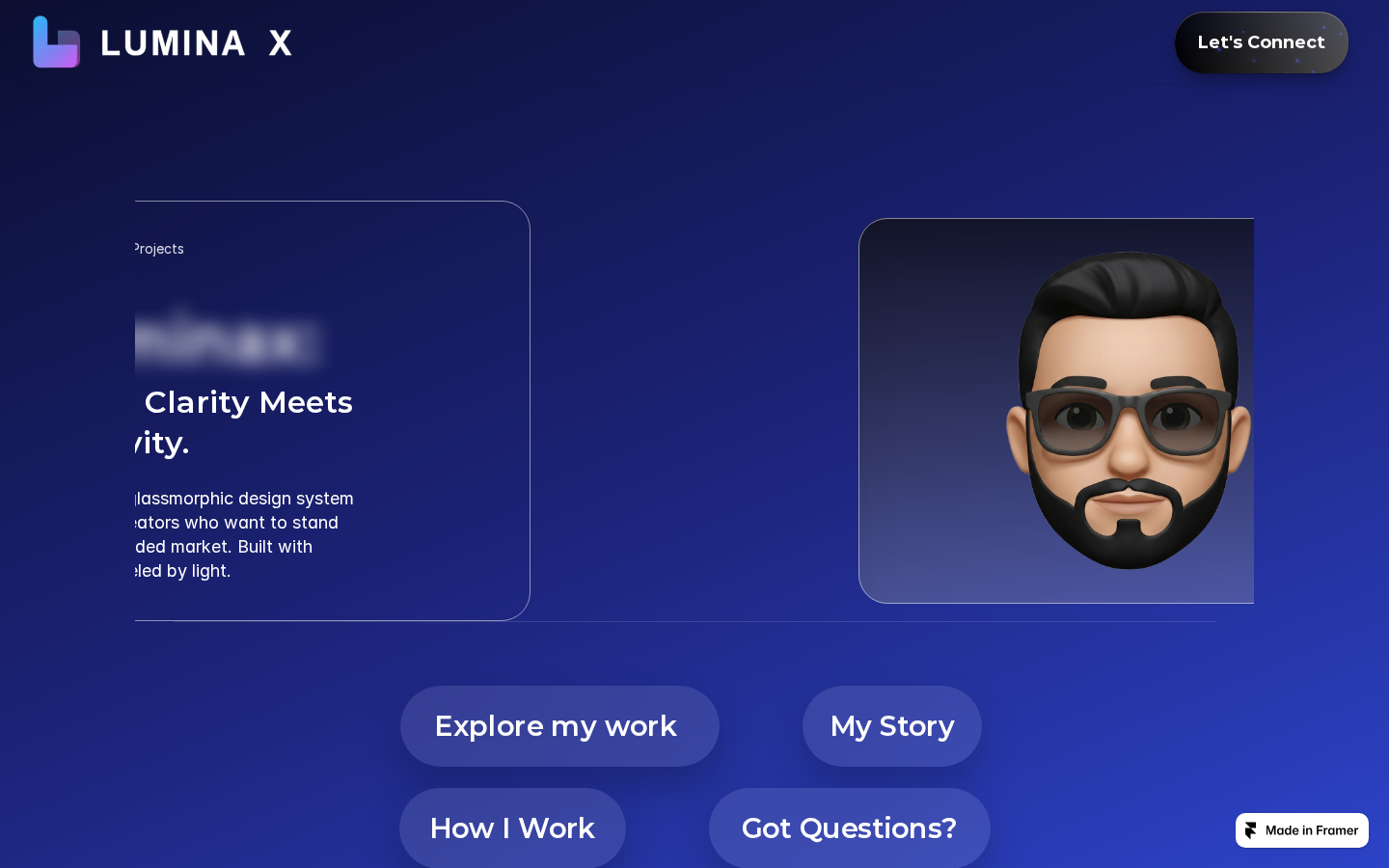 Luminax template preview