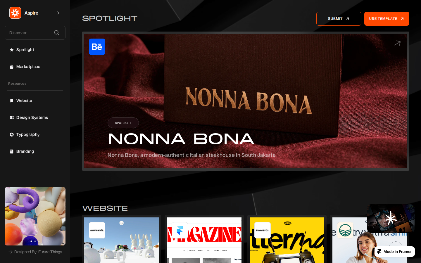 MAGAZIN® template preview
