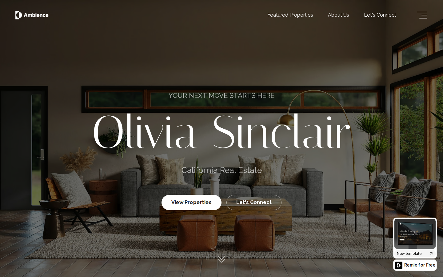 Marchmont template preview