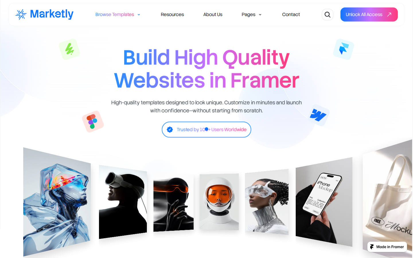Marketly Marketplace template preview