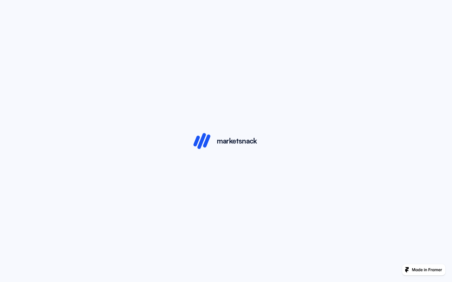 MarketSnack template preview