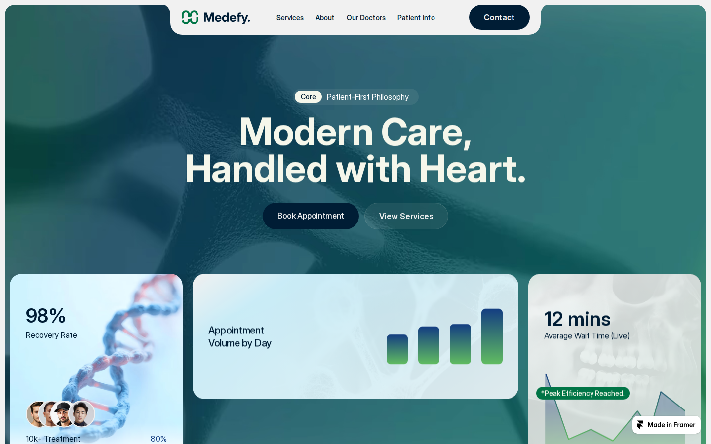Medefy template preview