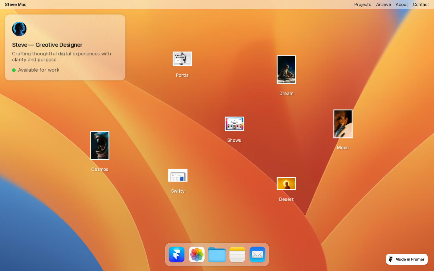 MiMacV1 template preview