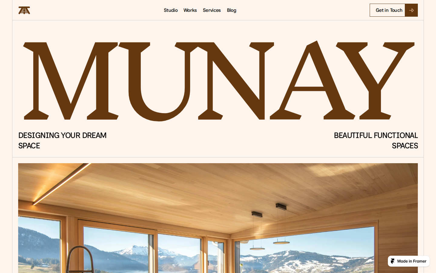 Munay template preview