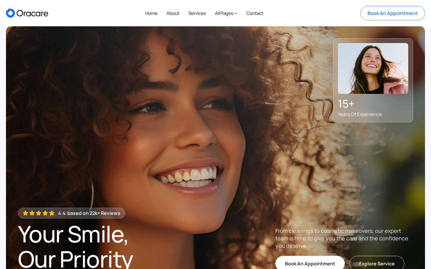 MuscleCare template preview