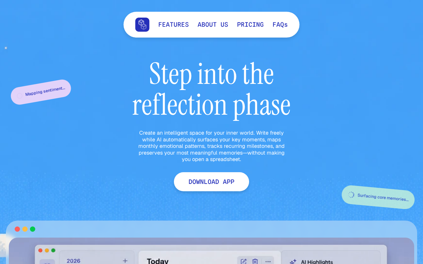 MYDIARY template preview