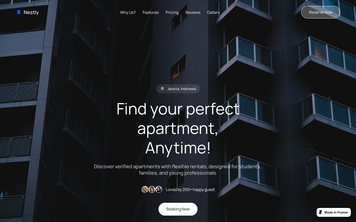 Nestly Apart template preview