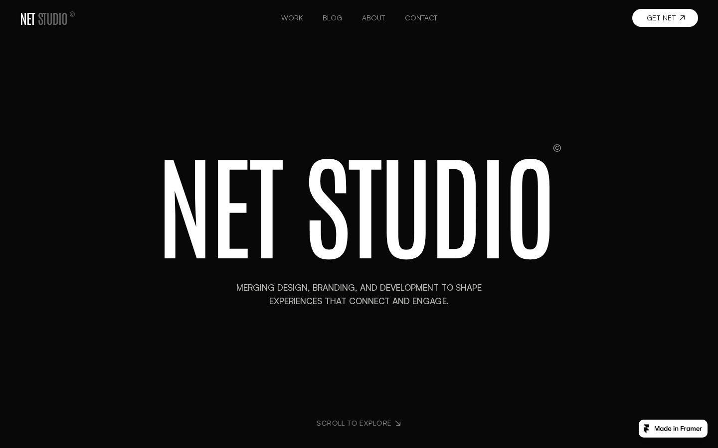 Net Folio template preview