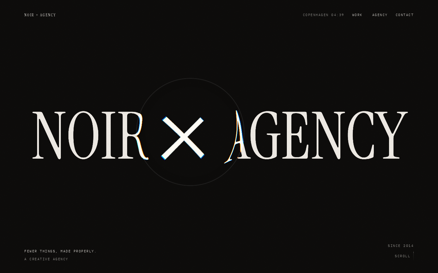 Noir Glass Lens template preview