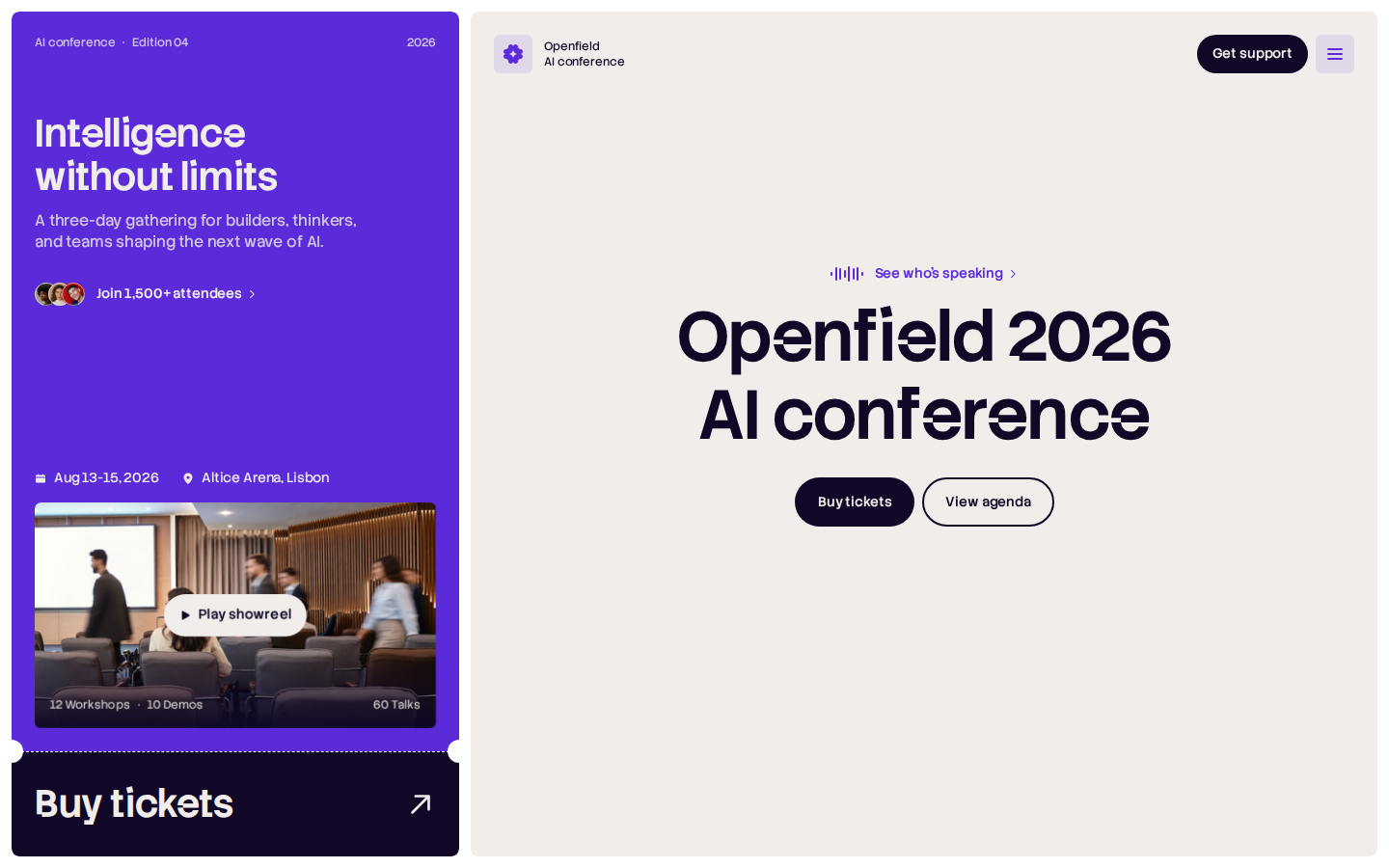 Openfield template preview