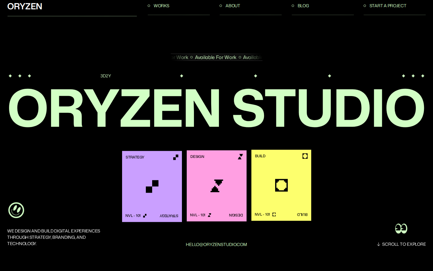 Oryzen template preview