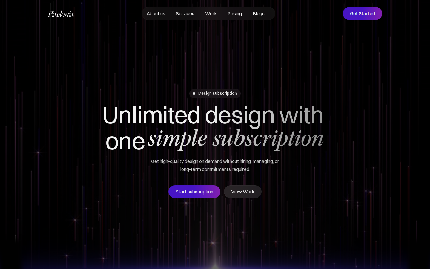 Pixelonix template preview