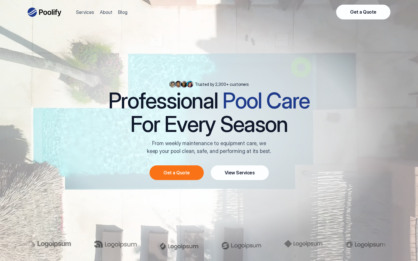 Poolify template preview