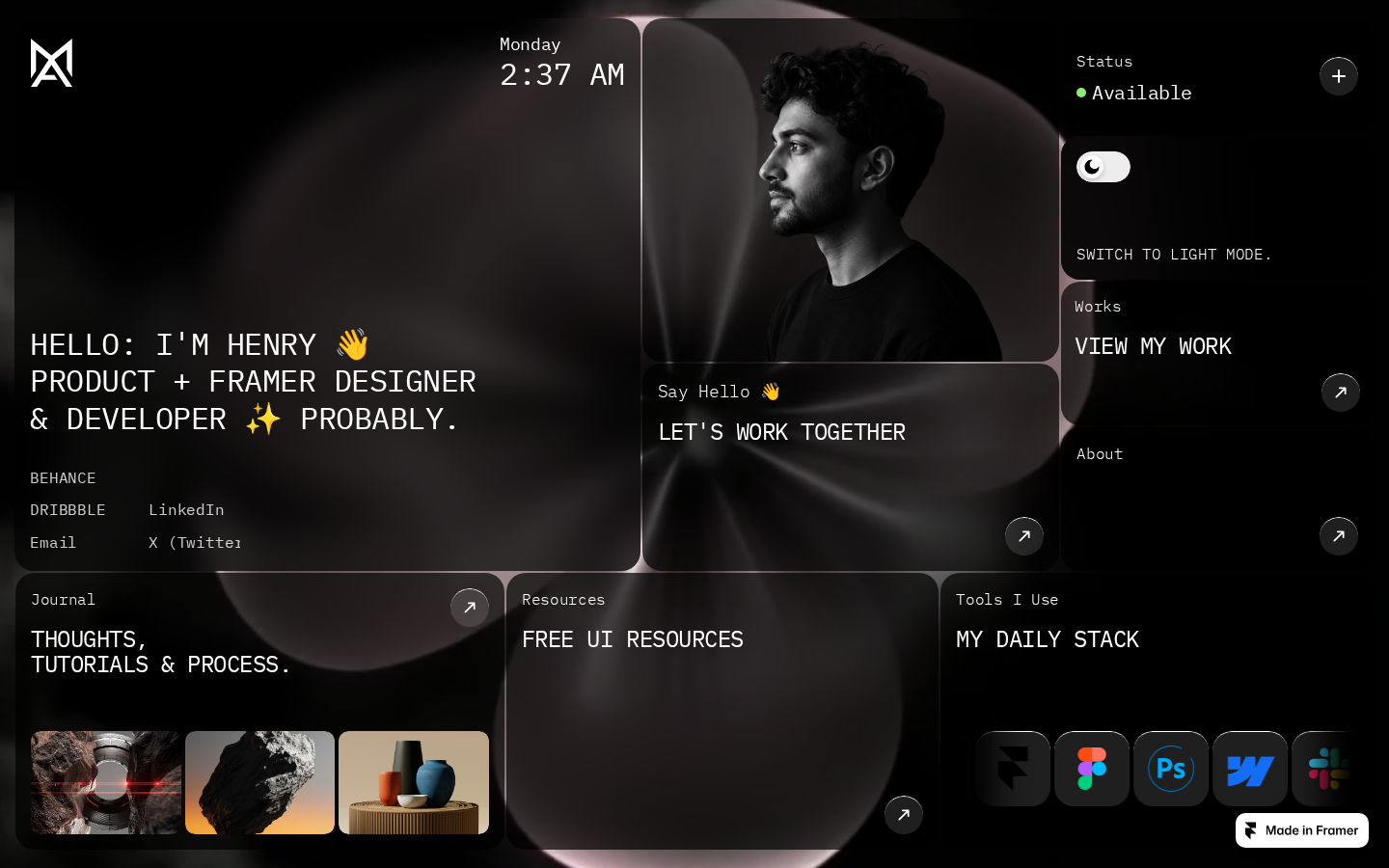Porteix template preview