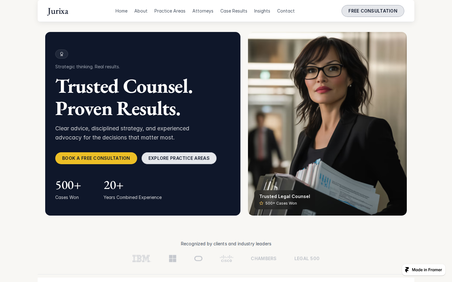PRECEDENT template preview