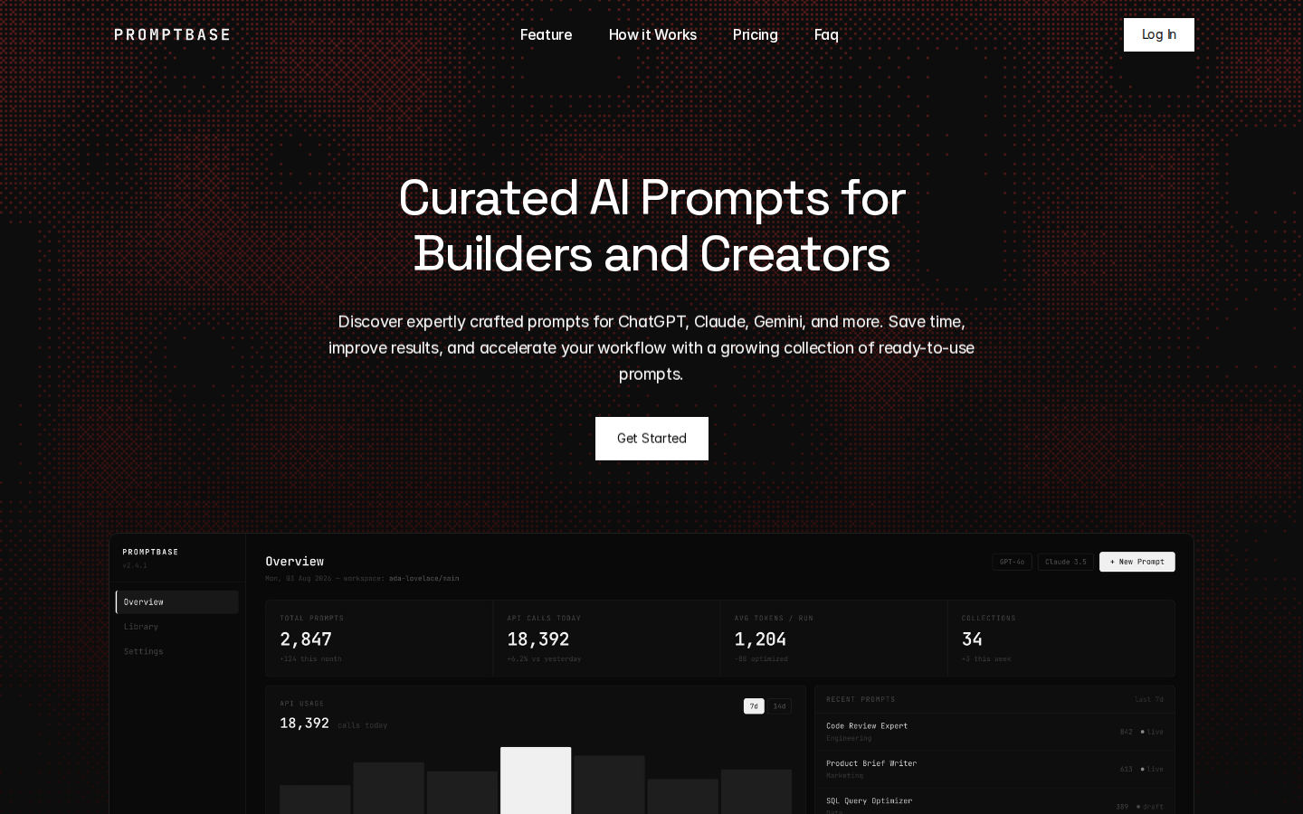 Prompting template preview