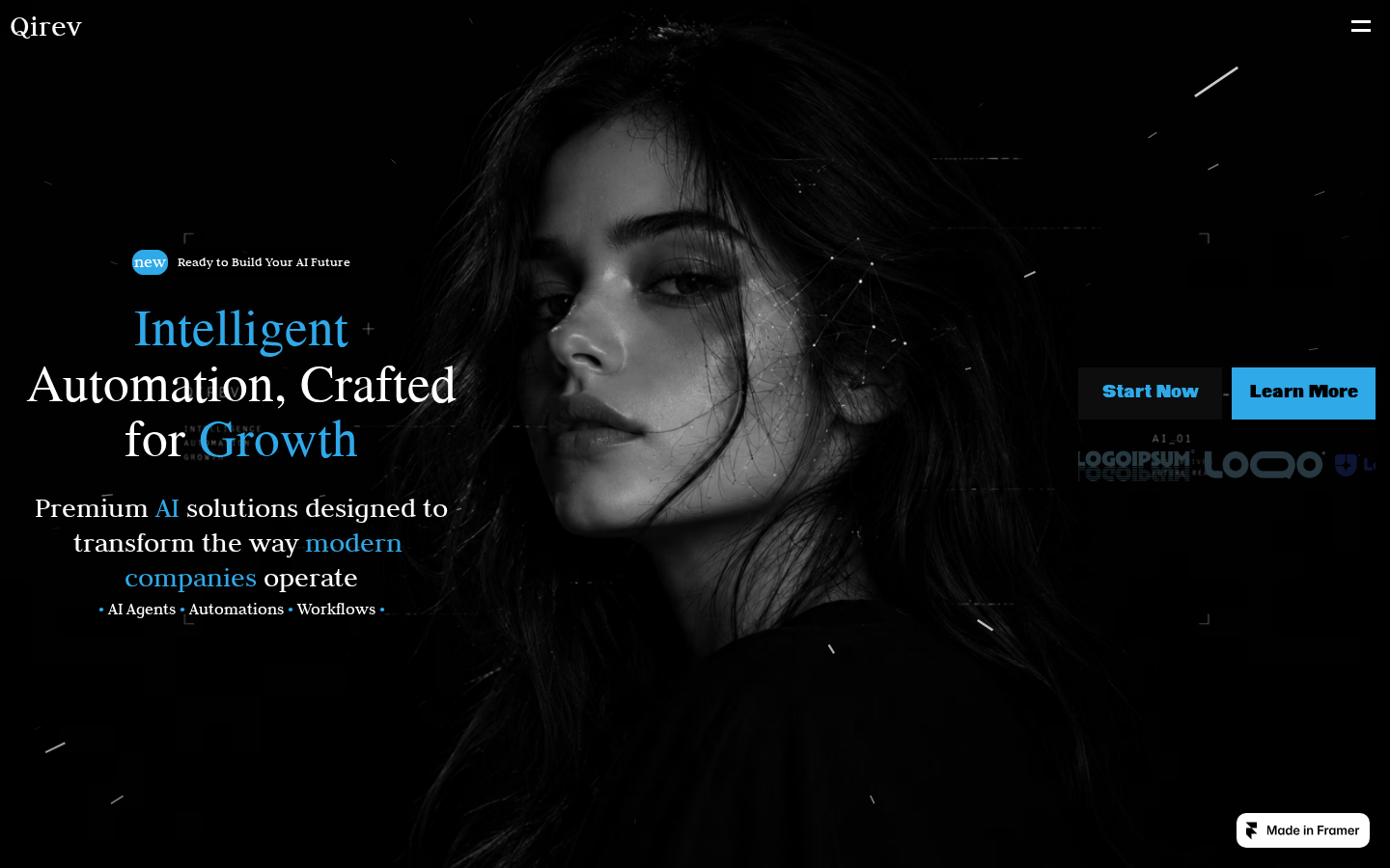 Qirev template preview