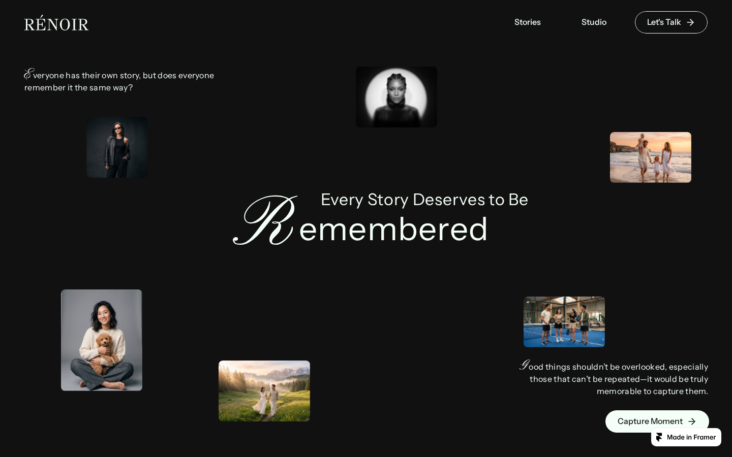 Renoir Studio template preview